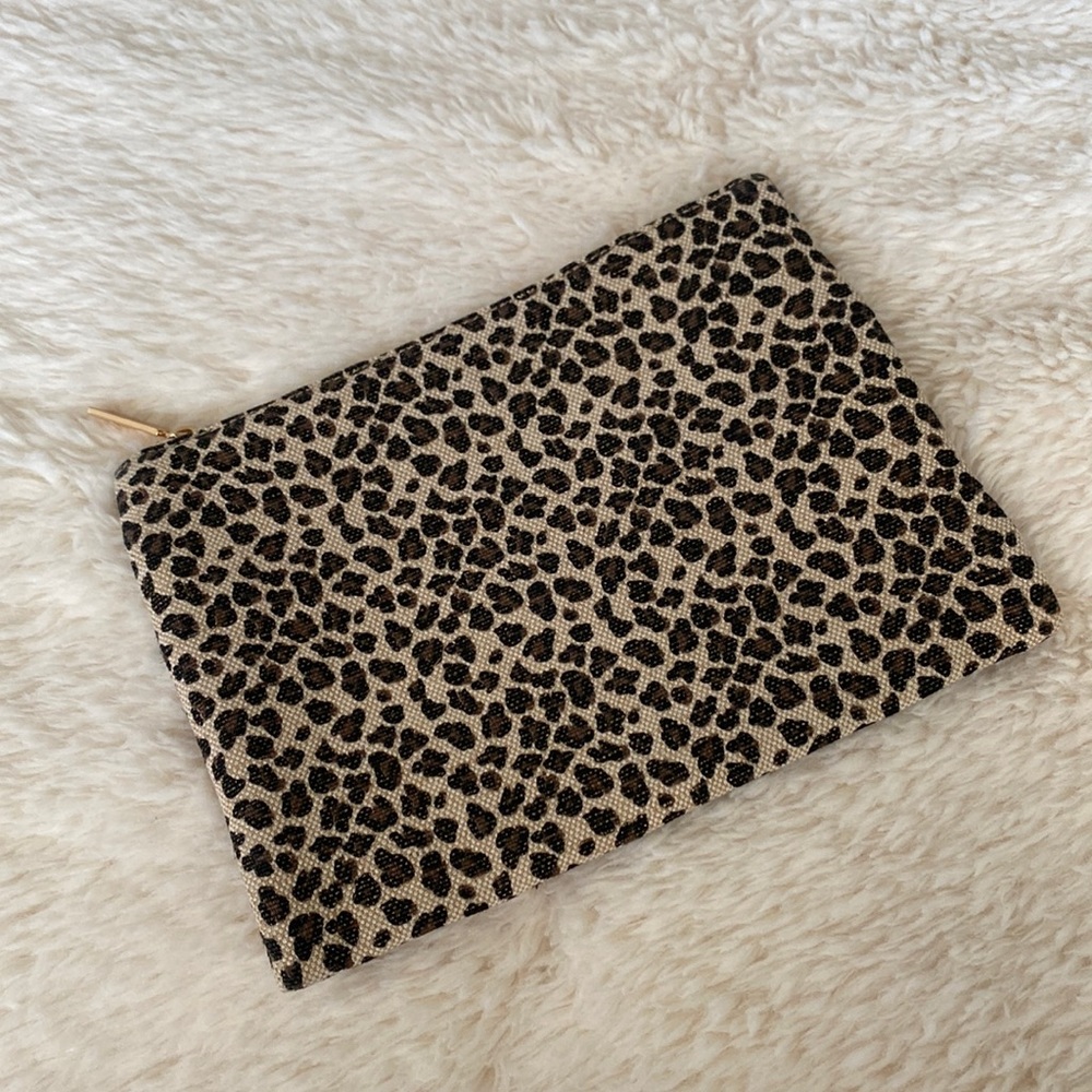 Jouer Leopard Print IT Bag - makeup bag or evening clutch
